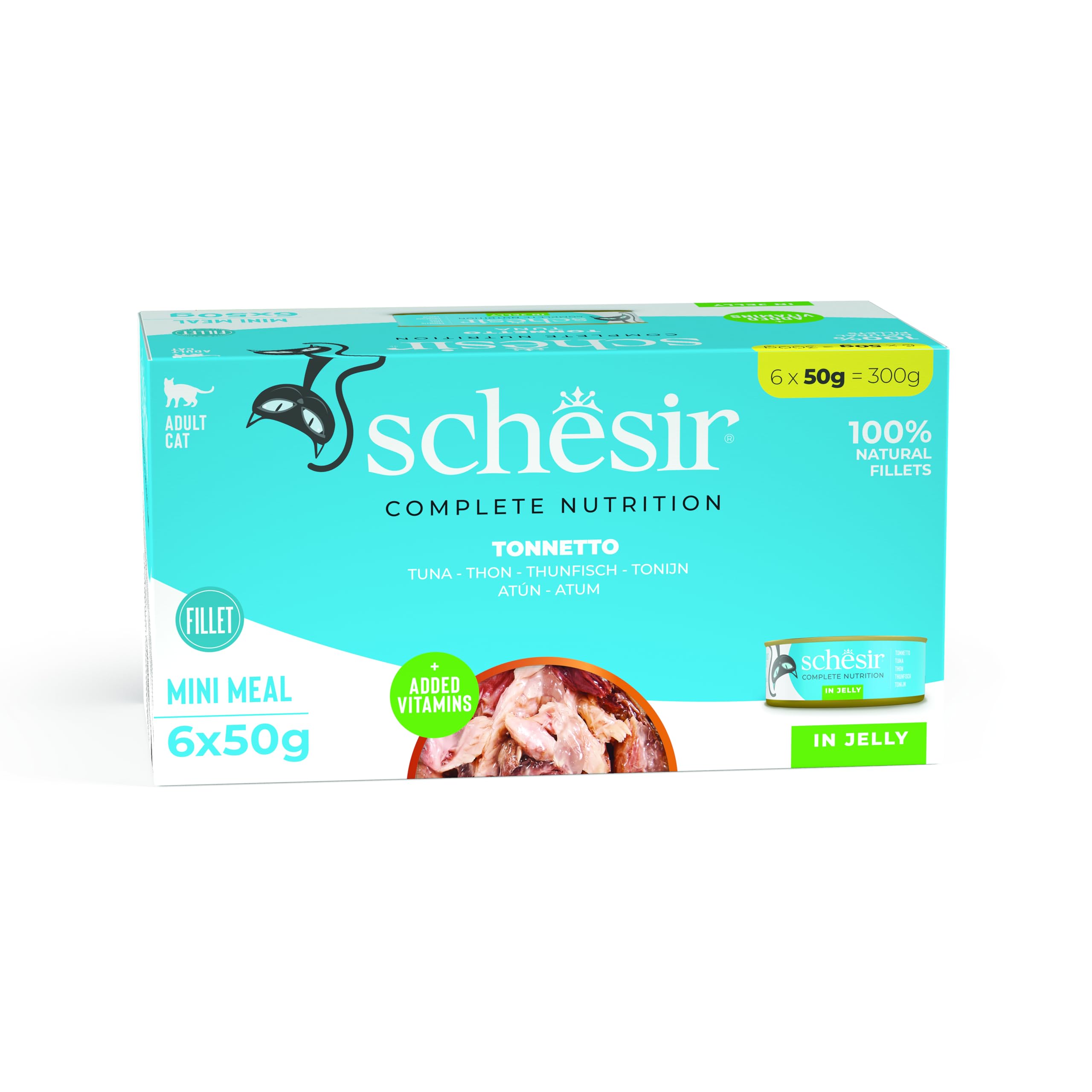 Amazon.co.jp: Schesir(シシア) キャットフード マルチパック ツナ 50g